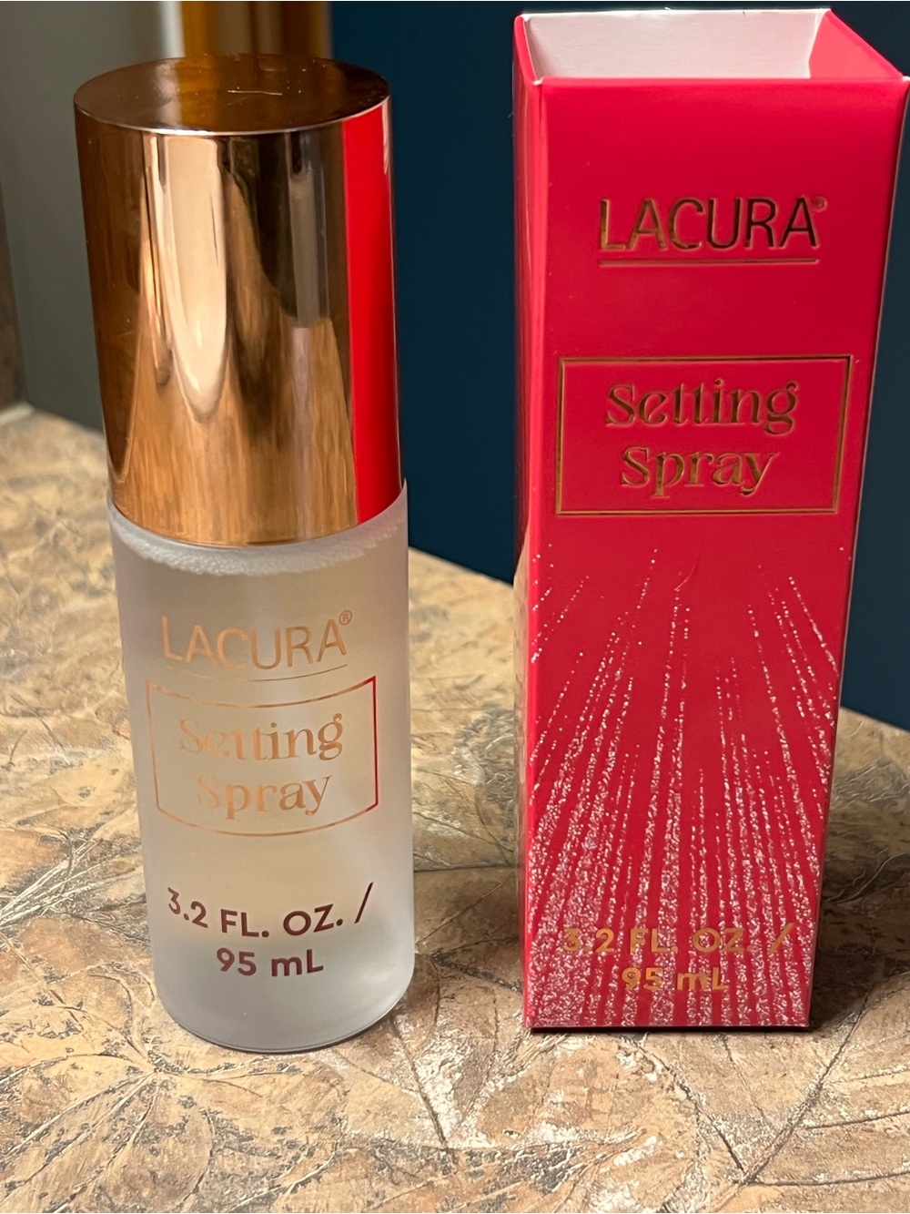 Lacura Rose Gold Makeup Setting Spray - 3.2 fl oz; New